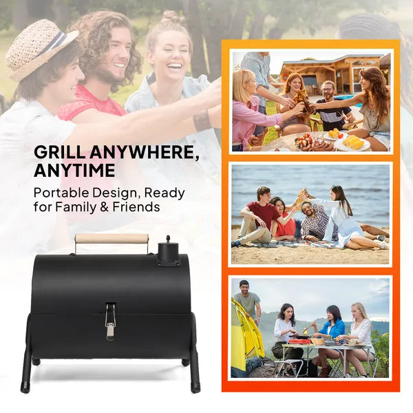 Portabler Holzkohlegrill für Outdoor