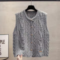 Retro Strickweste mit Knopfleiste – Bild 1 | LuxeStyle