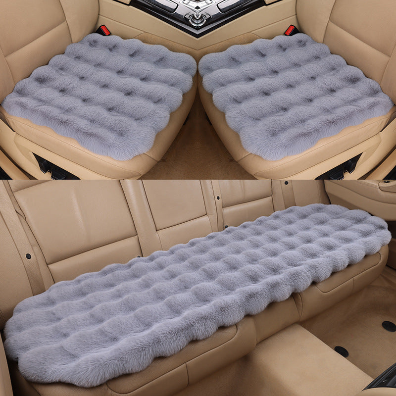 3-teiliges Auto-Kissen Set Winter-Plüsch