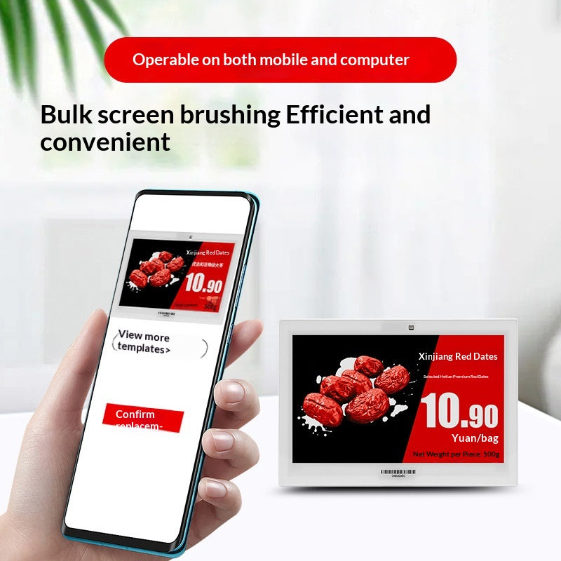 Elektronisches Preisschild mit E-Ink-Display