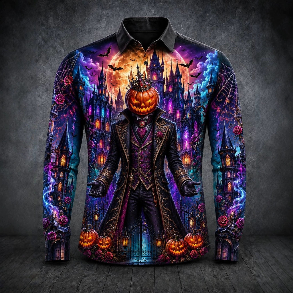 Halloween 3D Digitaldruck Langarmshirt – Bild 7 | LuxeStyle
