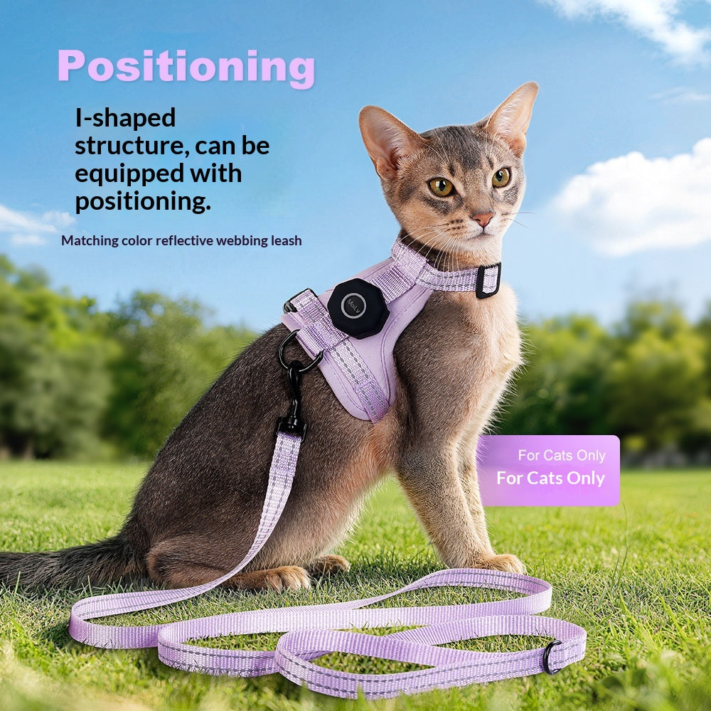 Ausbruchsicheres Katzengeschirr mit Leine