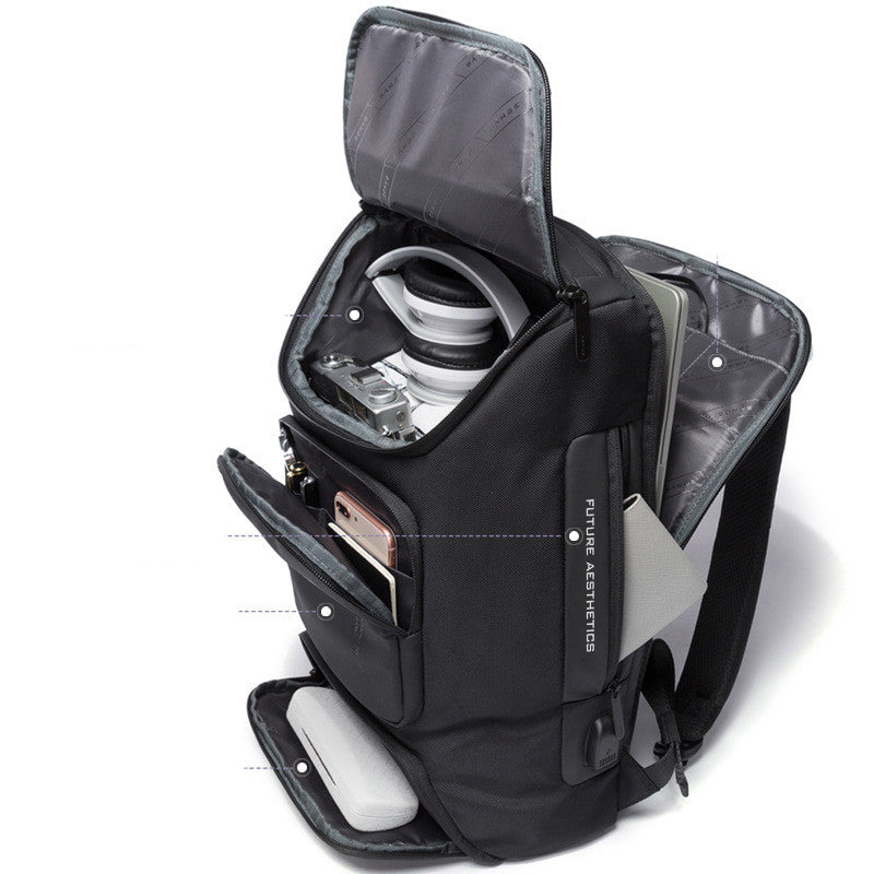 Wasserdichter Rucksack für Herren – Bild 3 | LuxeStyle