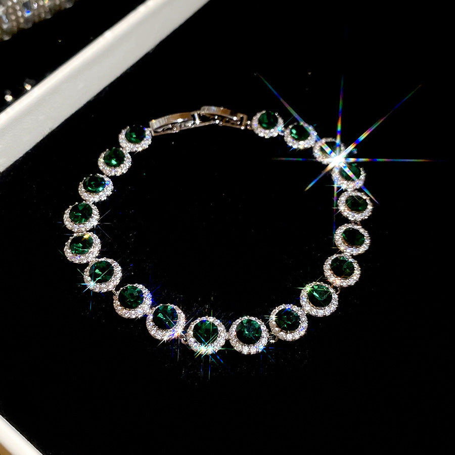 Koreanischer Rhombus-Zirkonia-Armband