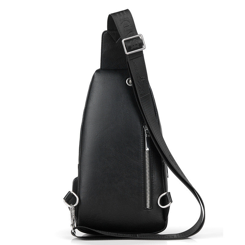 Brusttasche Messenger Bag aus PU-Leder – Bild 4 | LuxeStyle
