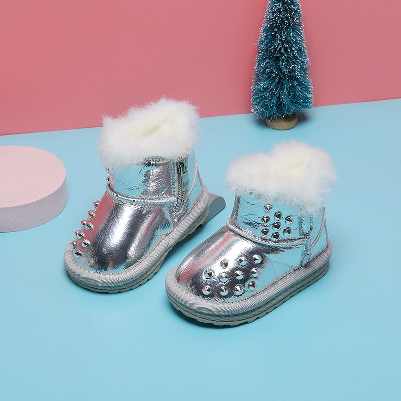 Gefütterte Lauflernschuhe für Mädchen – Bild 3 | LuxeStyle