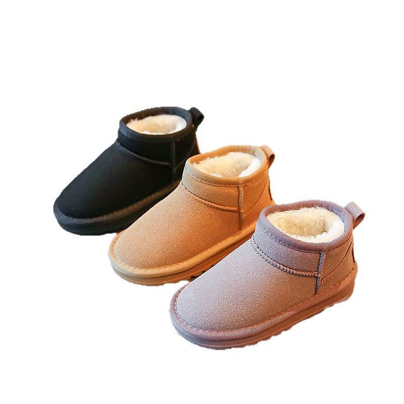 Kinderstiefel in Camel, Lila, Schwarz – 7–12 Jahre – Bild 4 | LuxeStyle