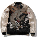 Baseballjacke mit Bestickung