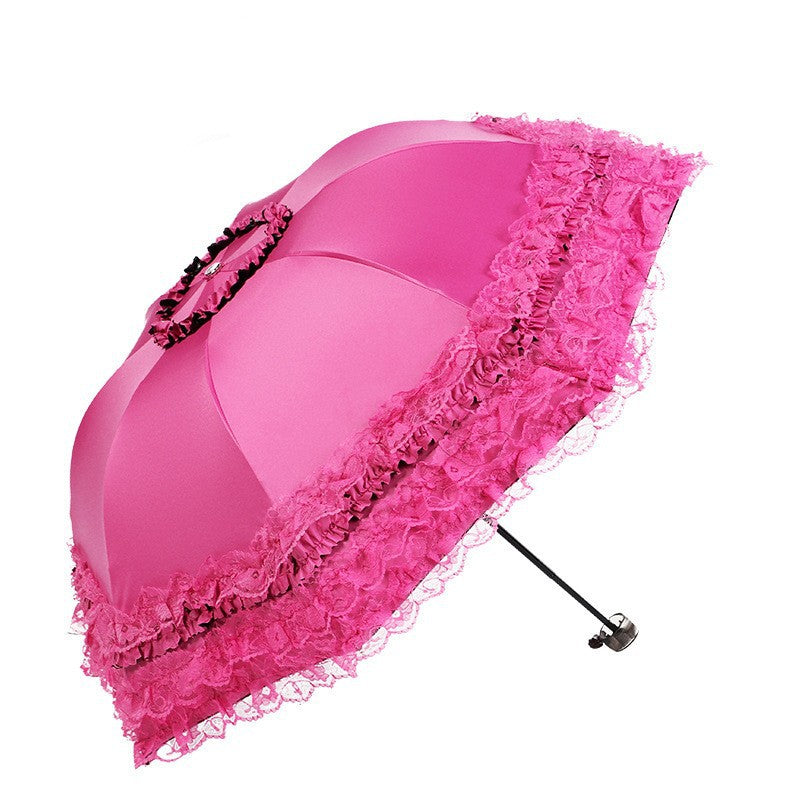 Princess Sonnenschirm mit Spitze