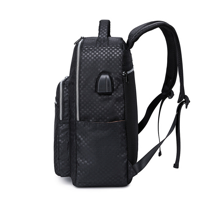 Business-Rucksack aus Oxford-Stoff, mittelgross | LuxeStyle