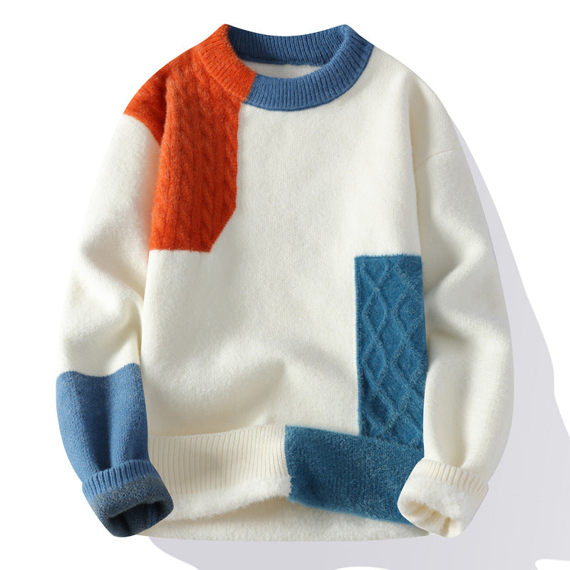 Herren Freizeit Pullover mit Rundhals