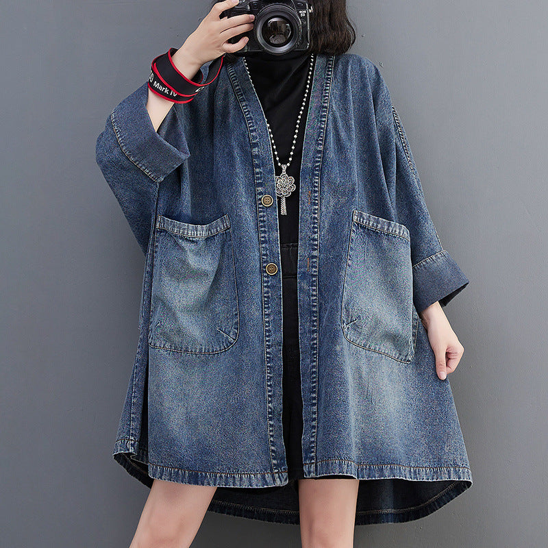 Oversized Trenchcoat aus Baumwolle
