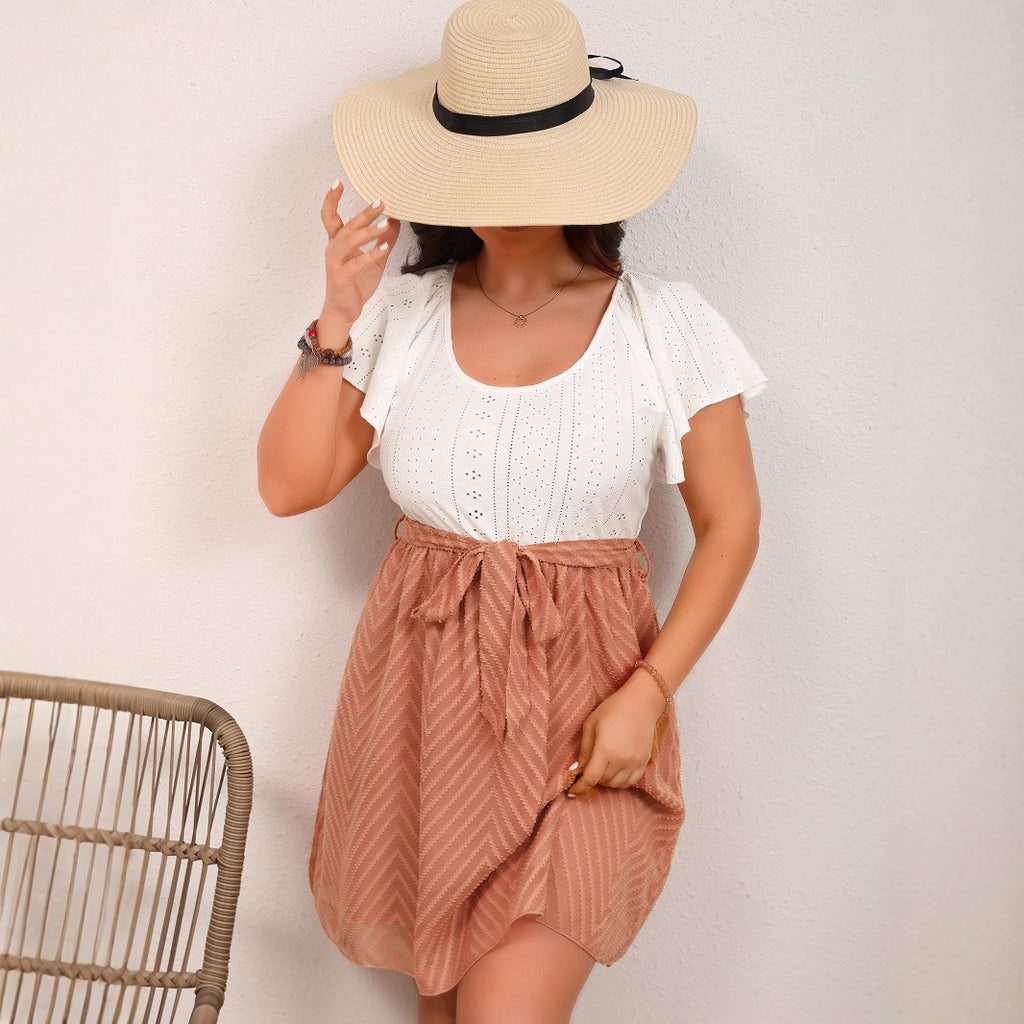 Elegantes Midi-Kleid mit Mesh & Spitze – Bild 2 | LuxeStyle
