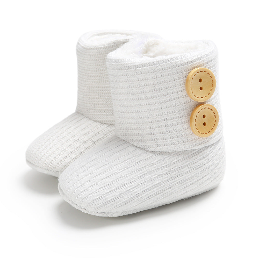 Baby-Winterstiefel aus Baumwolle mit weicher Sohle – Bild 6 | LuxeStyle