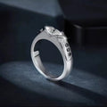 Unisex Ring mit weissem Strassstein | LuxeStyle