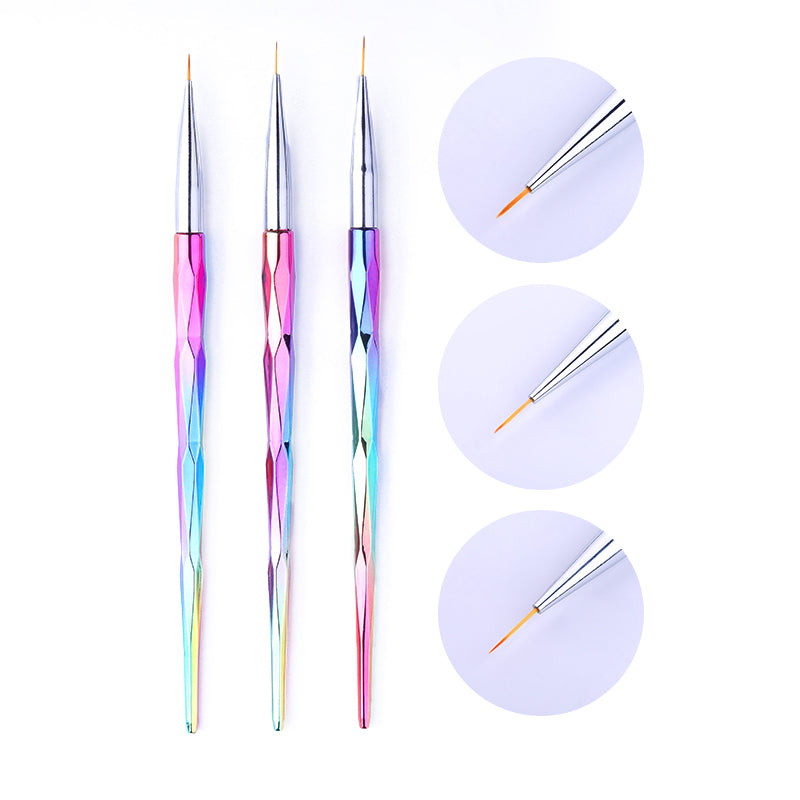 Gel-Nagellack für feine Linien (3er-Set)