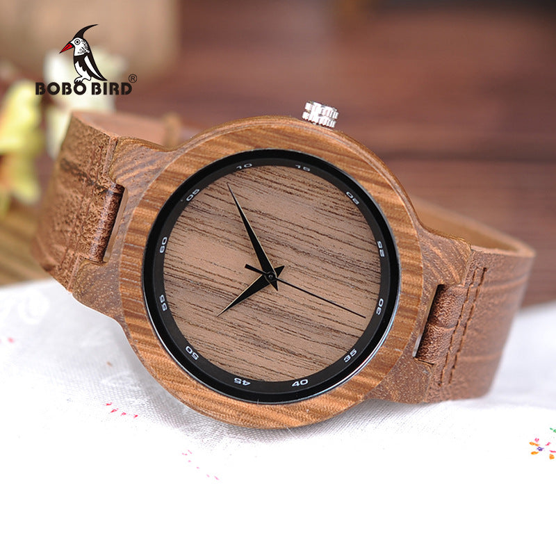 Holzarmbanduhr Classic Analog Quarz