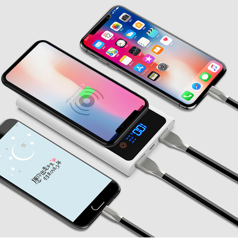 Kabellose 3-in-1 Powerbank mit Schnellladefunktion