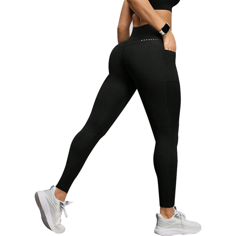 High-Waist Yoga-Hose mit Taschen