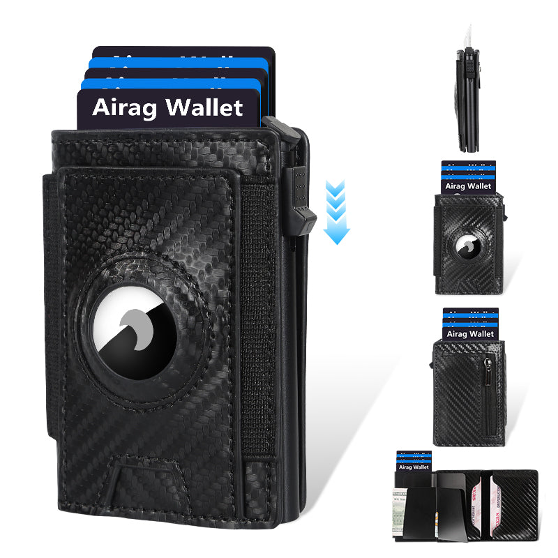 Slim Wallet mit RFID-Schutz und Kartenautomatik
