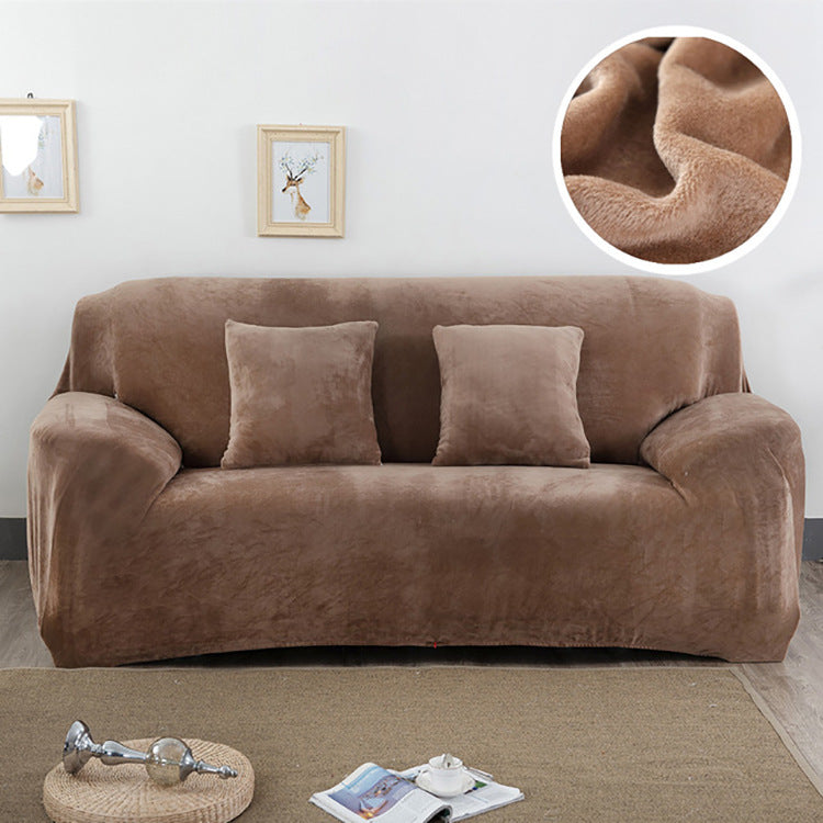 Elastischer Anti-Rutsch Sofaüberzug aus Plüsch – Bild 9 | LuxeStyle