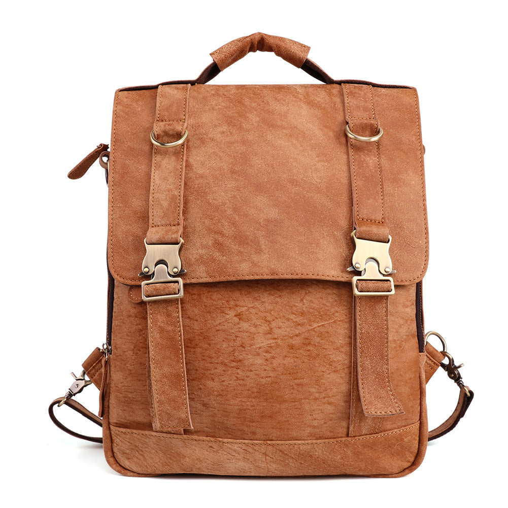Messenger-Rucksack aus Rindsleder – Bild 5 | LuxeStyle