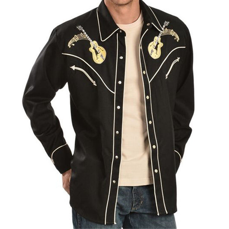 Hemd mit amerikanischem Western-Muster – Bild 10 | LuxeStyle