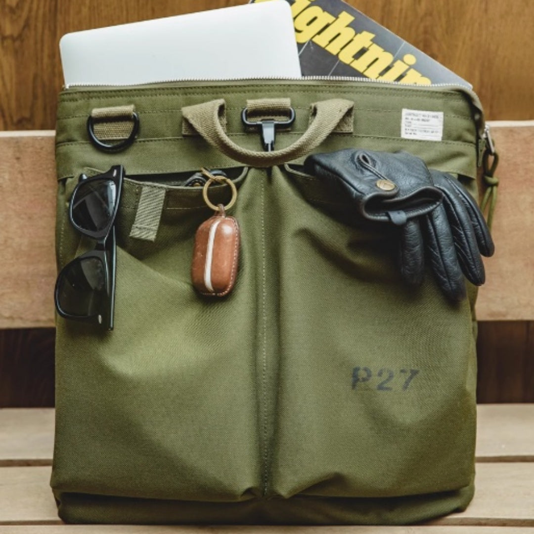 Canvas Crossbody Bag in Militärgrün – Bild 2 | LuxeStyle