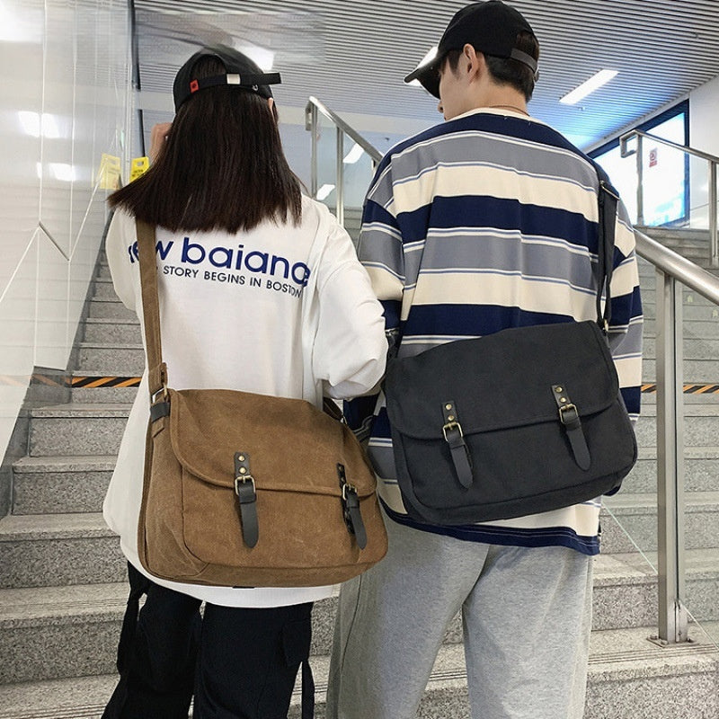 Retro Canvas Rucksack für Männer – Bild 2 | LuxeStyle
