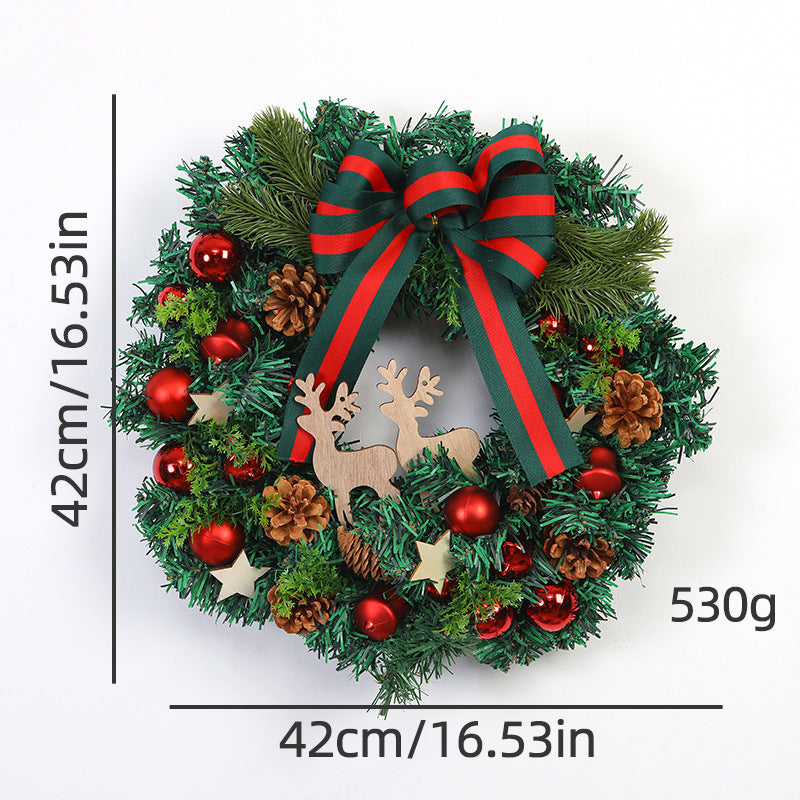 Weihnachtskranz 40 cm Türhänger – Bild 6 | LuxeStyle