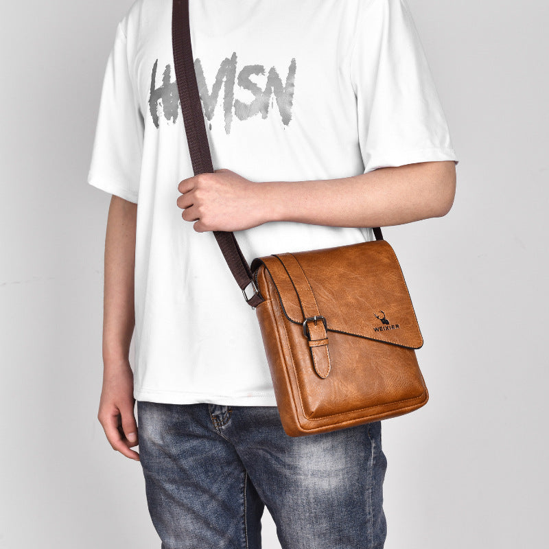 Retro Umhängetasche für Herren – Ansicht 7