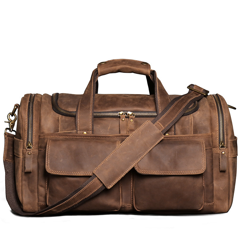 Vintage-Leder Reisetasche