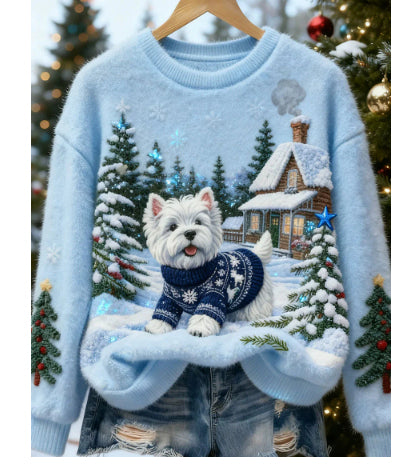 Weihnachts-Flanell-Hoodie
