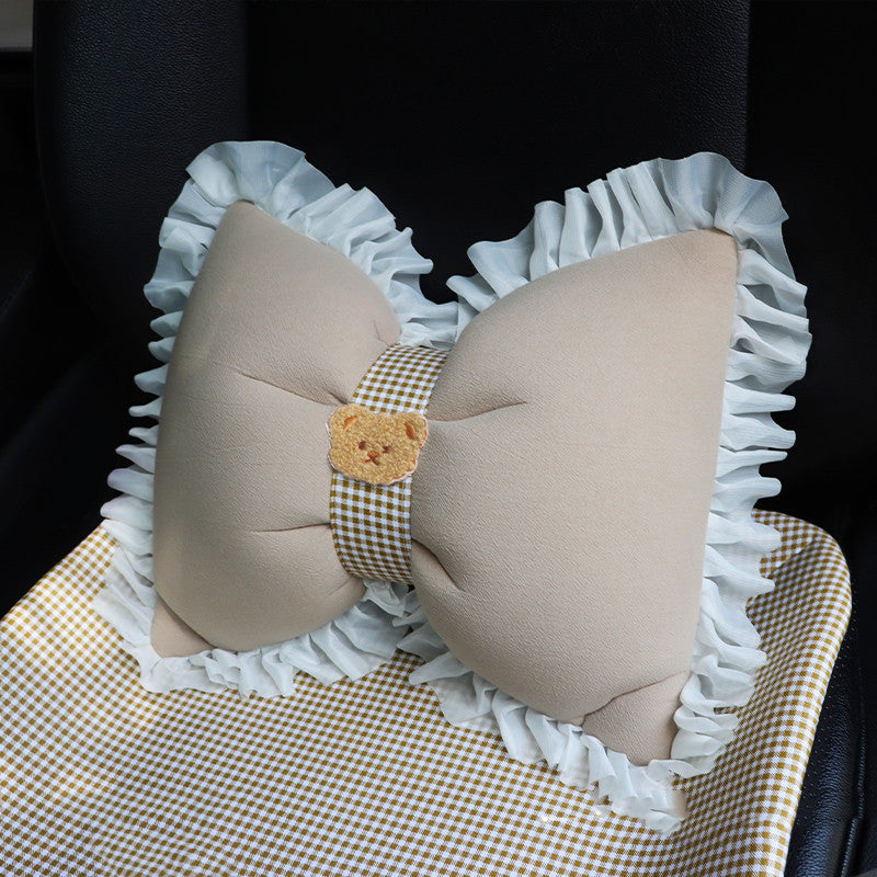 Kissenbezug aus Baumwolle für Auto – 3-teiliger Set – Bild 2 | LuxeStyle