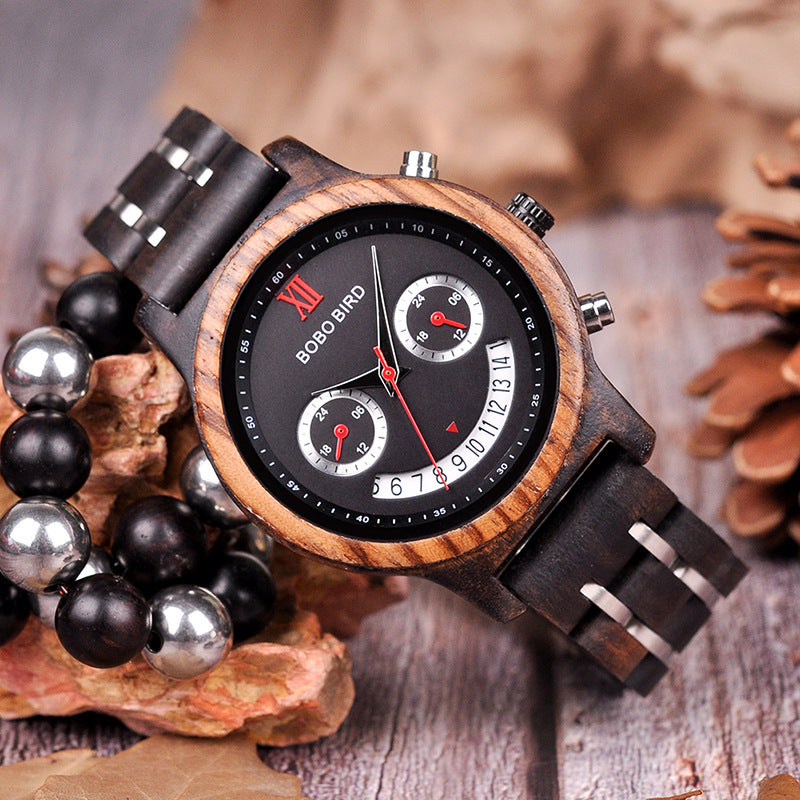 Holz-Armbanduhr Klassik