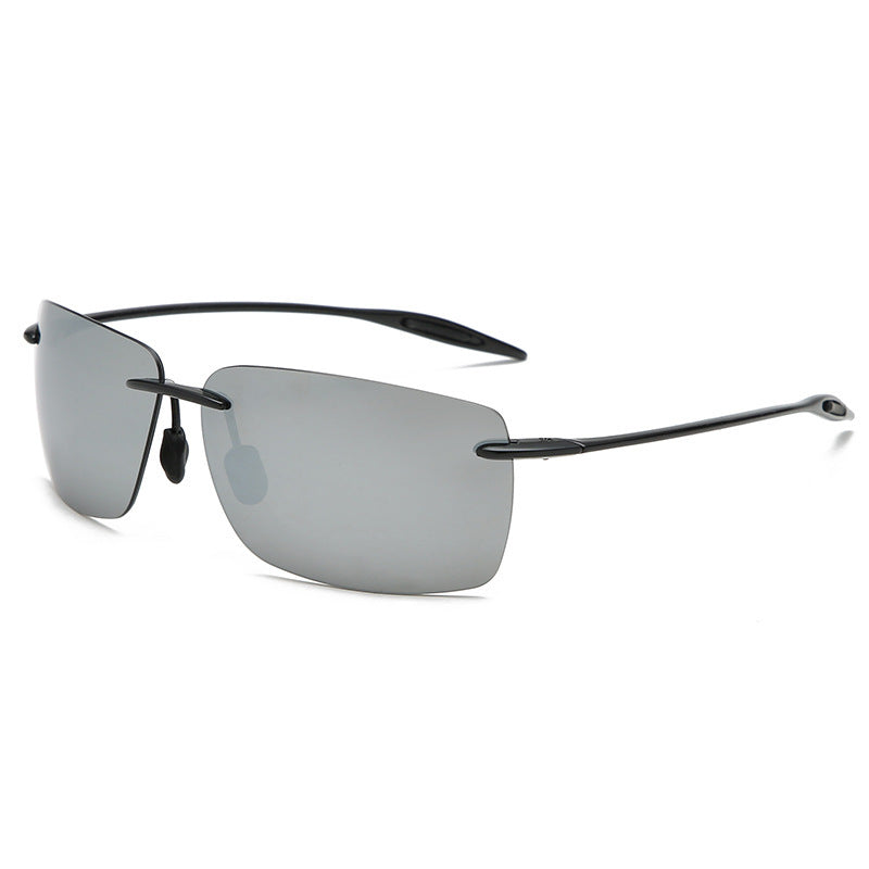 Ultraleichte TR90 Randlose Sonnenbrille