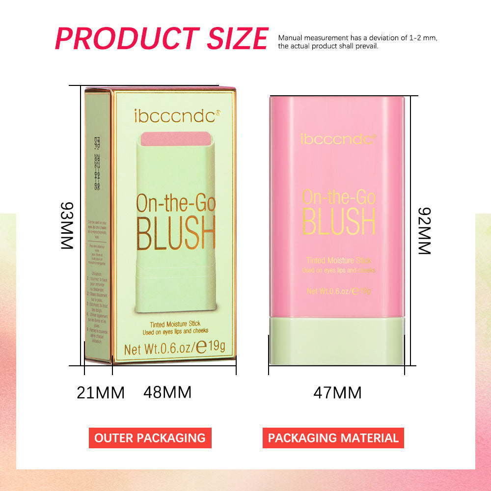 Feuchtigkeitsspendendes mattes Creme-Rouge – Bild 2 | LuxeStyle