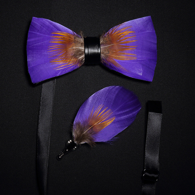 Brosche mit Feder-Fliege – Bild 3 | LuxeStyle
