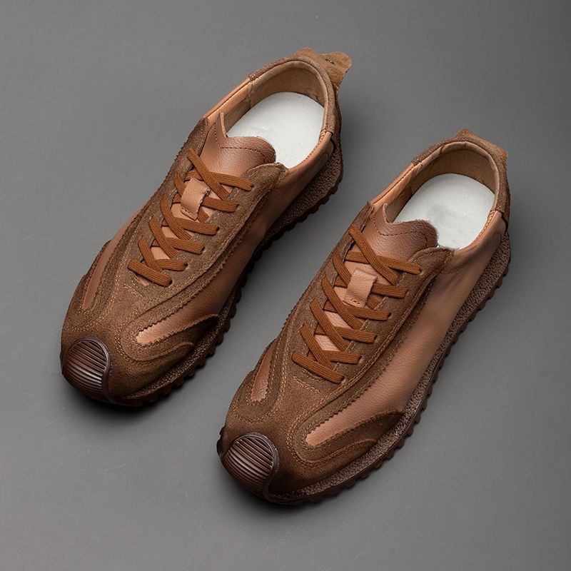 Leder-Sneaker im Retro-Look für Herren – Bild 6 | LuxeStyle