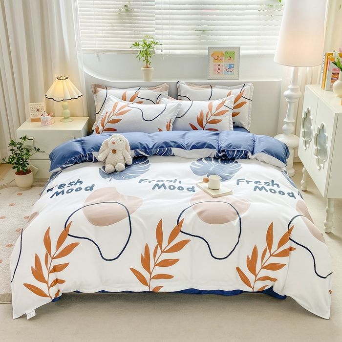 Vierer-Deckenbezug Set 160x210 cm