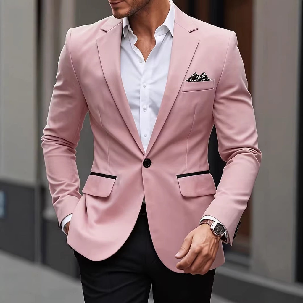 Business-Casual Anzug im Color-Block-Design – Ansicht 3