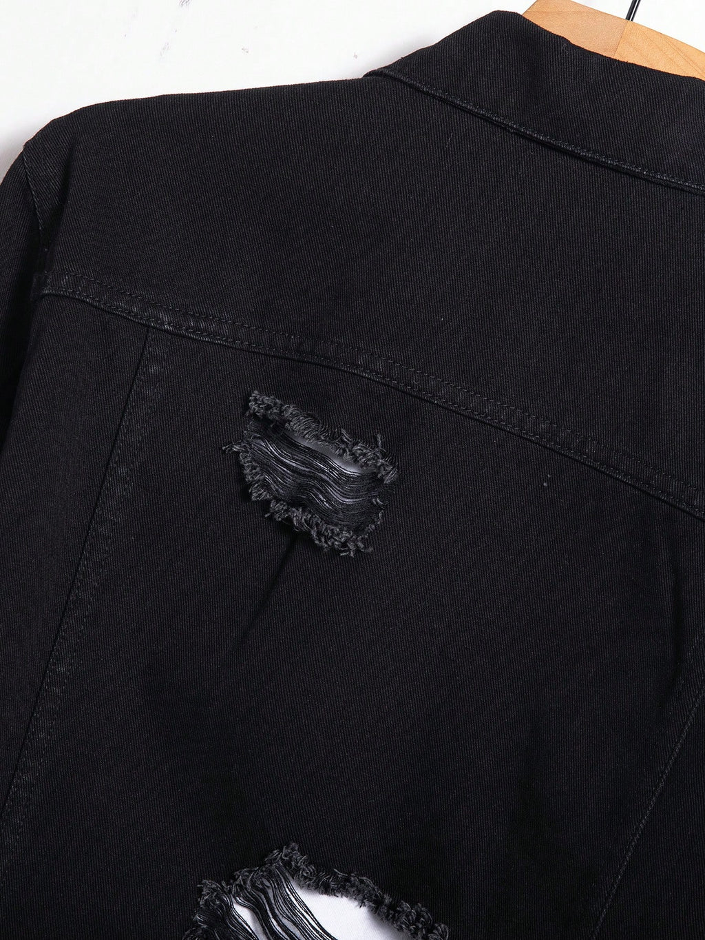 Lockere Jeansjacke im Korea-Stil für Herren – Ansicht 5