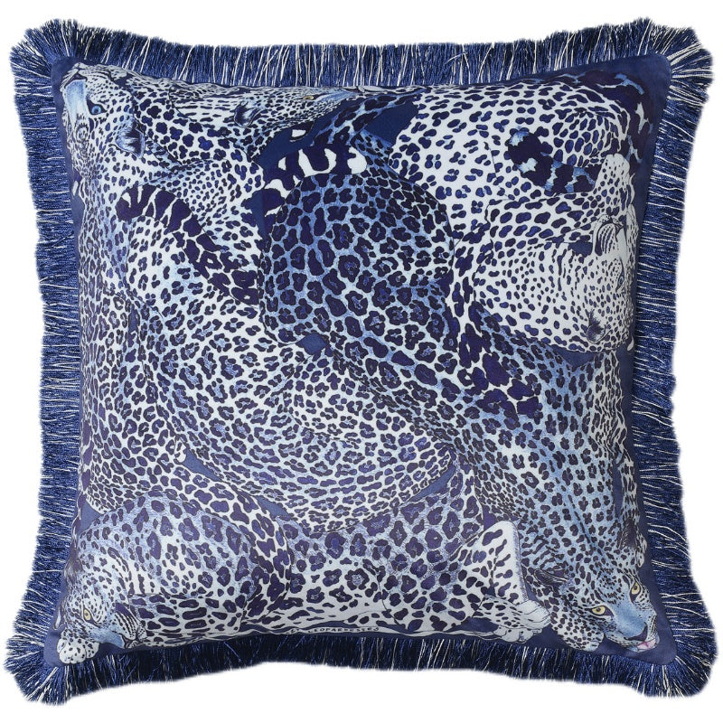 Leopard Living Room Kissenbezug mit Quaste