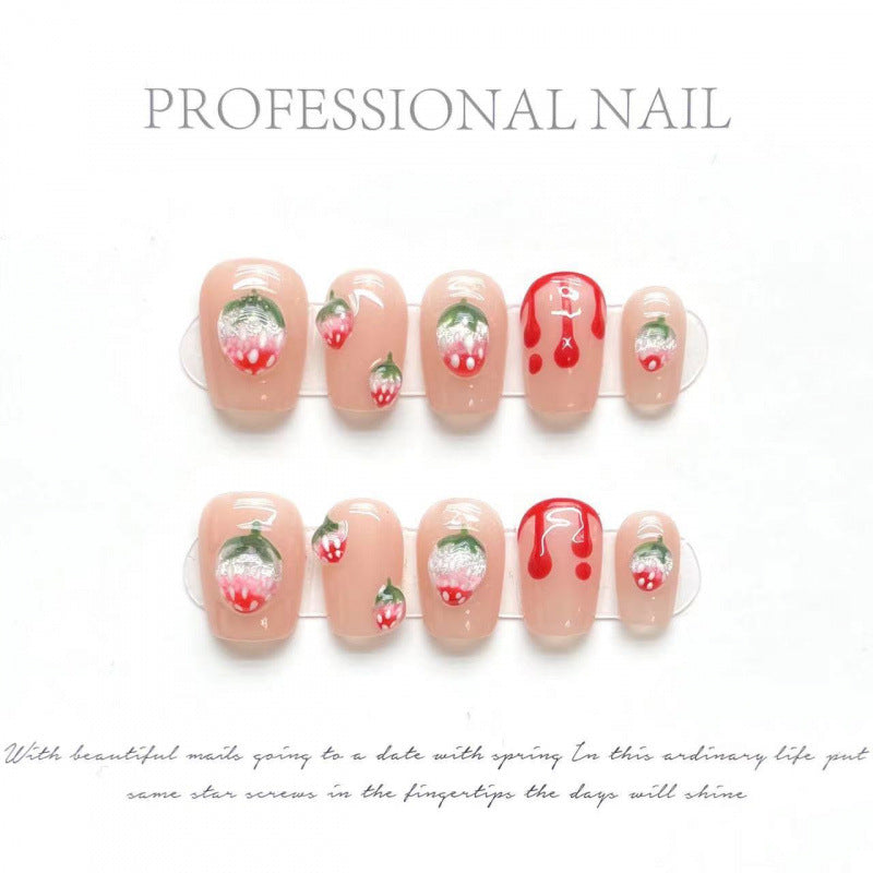 Nagelart Blumen Motiv