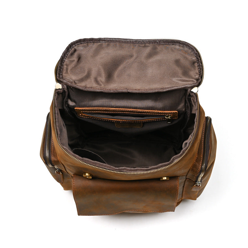 Vintage Lederrucksack für Herren