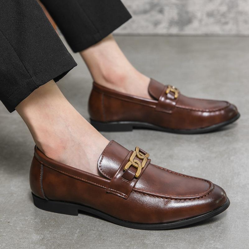 Business-Freizeitschuhe aus Leder im Brit-Stil