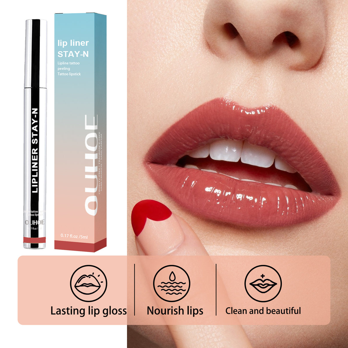 Wischfester Lipliner Fengying – Bild 6 | LuxeStyle