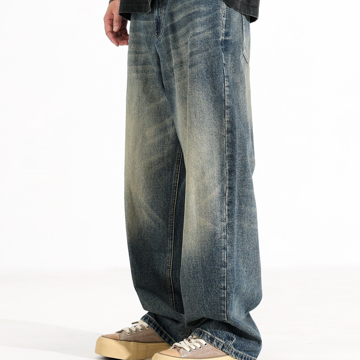 American Retro Loose Fit Jeans für Herren