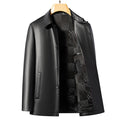 Lederjacke für Herren, lässig