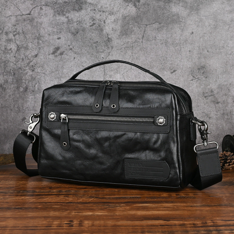 Echtleder Crossbody Tasche für Herren – Bild 2 | LuxeStyle